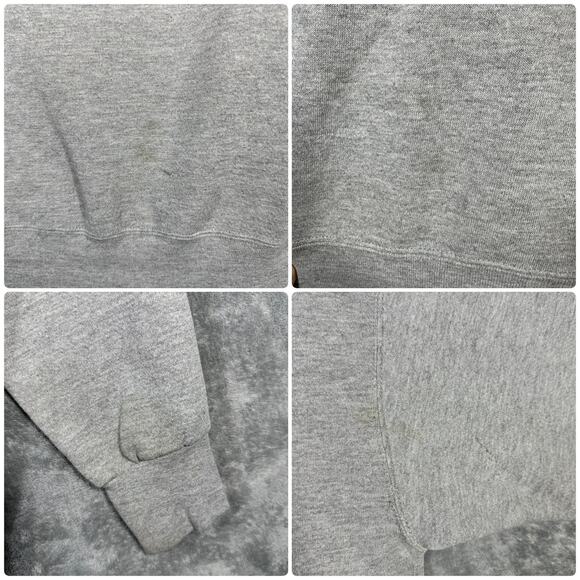 VINTAGE 90s Nebraska Sweatshirt Men's XL Crewneck Grey Logo Made In USA Jansport - Picture 7 of 8